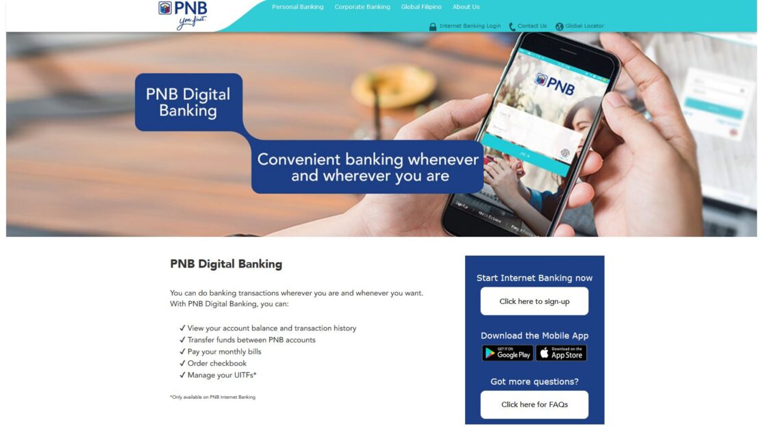 PNB-Digital-Banking-Page