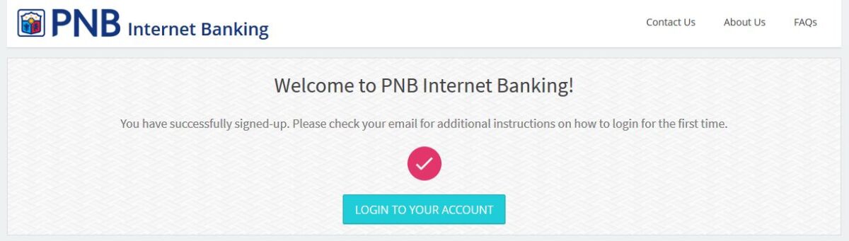 PNB Internet Banking Login 7 Welcome