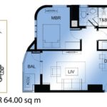 ミ カーサの2ベッドルーム64.00sqm