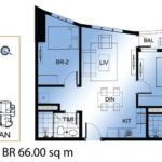 ミ カーサの2ベッドルーム66.00sqm