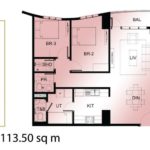 ミ カーサの3ベッドルーム113.50sqm